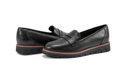 Женские лоферы Easy Spirit Velia из черной кожи