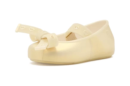 Детские туфли MINI MELISSA Mini Melissa Sophie Crush Baby, перламутрово-бежевые