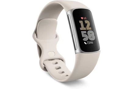 Фитнес-трекер Fitbit Charge 6, серебристый/белый