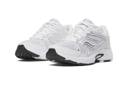 Женские кроссовки Saucony Originals Ride Millennium, бело-серебристые