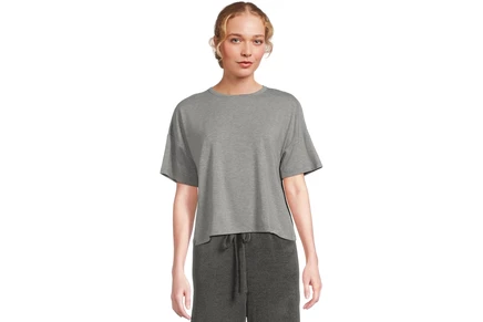 Женская футболка Barefoot Dreams Ultra Soft Jersey Short Sleeve Boxy Tee