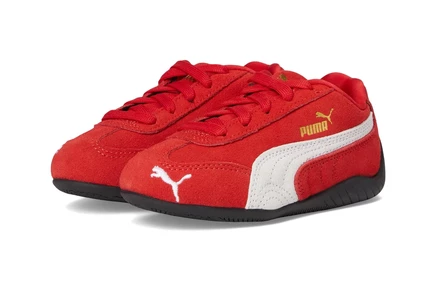 PUMA Kids Speedcat Shoes (little Kid) for all time red/white