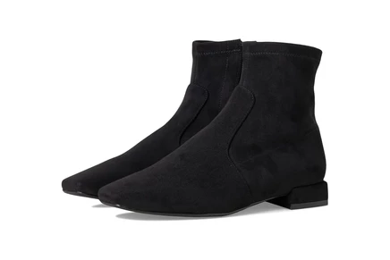 Vaneli Elisia black punto stretch suede