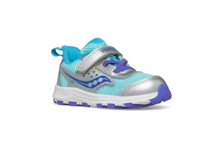 Детские кроссовки Saucony Kids Ride JR, серебристо-бирюзовые