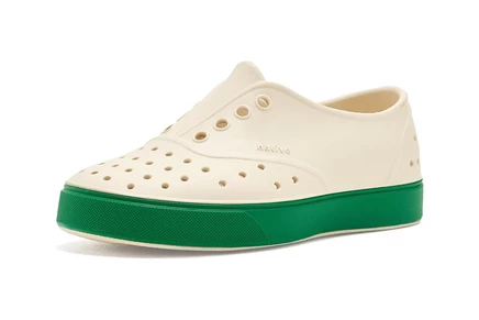 Детские кроссовки Native Shoes Kids Miller, бело-зеленые