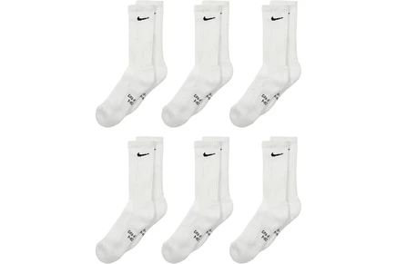 Носки Nike Kids Performance Cushioned Dri-FIT Crew Training Socks 6-Pair Pack (Little Kid/Big Kid)