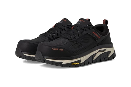 Мужские кроссовки SKECHERS Work Arch Fit Road Walker Comp Toe