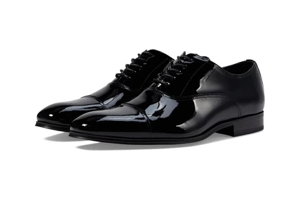 Мужские оксфорды Florsheim Tux Cap Toe, черные лаковые