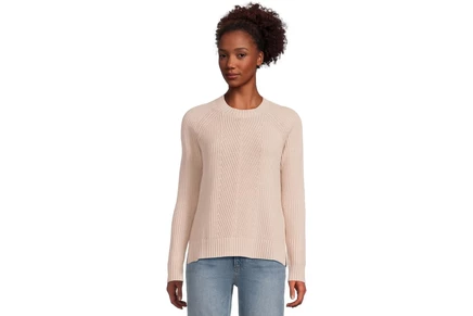 Свитер L.L.Bean Mariner Shaker Mixed-Stitch Sweater Crewneck