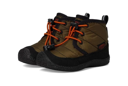 Детские ботинки KEEN Kids Howser 2, темно-оливковые