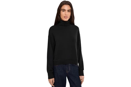 Женский свитшот Splendid Supersoft Trim Turtleneck