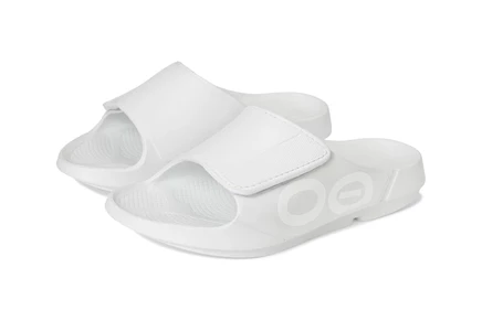 Унисекс сандалии OOFOS OOahh Sport Flex, белые