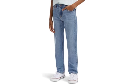 Джинсы abercrombie kids Straight Fit Jeans (Big Kid)