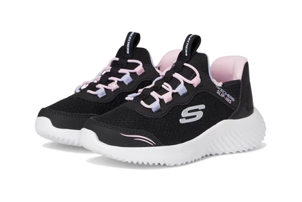 Детские кроссовки Skechers Hands Free Slip-Ins Bounder, черные