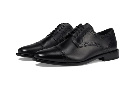 Мужские оксфорды Nunn Bush Norcross Cap Toe, черные
