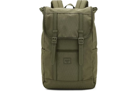 Рюкзак Herschel Supply Co. Retreat, зеленый в ромбы