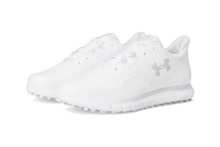 Женские кроссовки Under Armour Drive Fade Spikeless white/distant gray/metallic silver