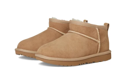 Ботинки UGG Kids Classic Ultra Mini (Little Kid/Big Kid)