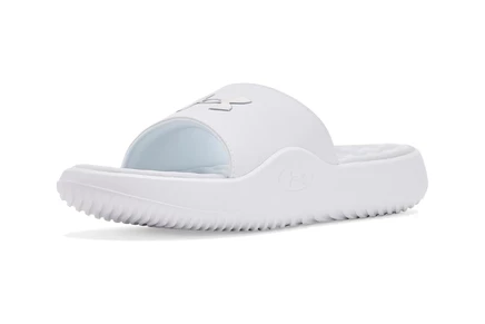 Under Armour Ignite Pro 8 Fixed Band Slides white/white/iridescent