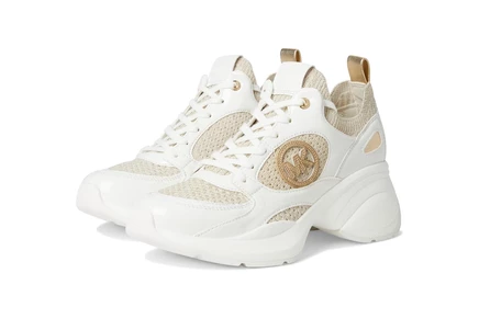 Женские кроссовки MICHAEL Michael Kors Zuma Knit Trainer pale gold