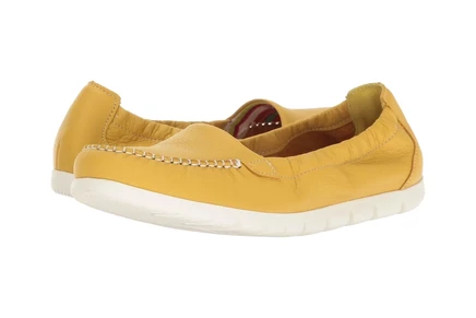 SAS Sunny Elasticized Comfort Loafer canary yellow