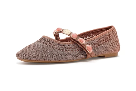 Женские балетки Kenneth Cole New York Zeta Stones, розовое золото