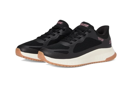 Женские кроссовки BOBS from SKECHERS Hands Free Slip-Ins Bobs Squad 4 - Staple Look black