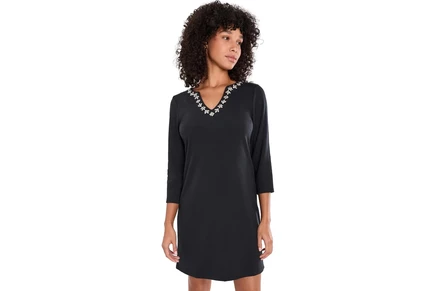 Платье Tommy Bahama Darcy Jeweled 3/4 Sleeve Dress