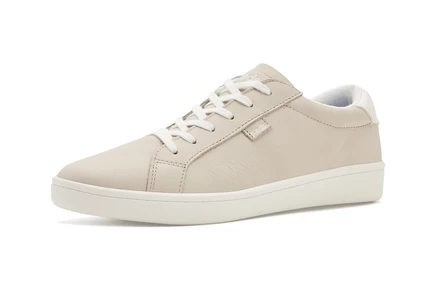 Женские кеды Keds Ace II, кожаные, бежево-белые