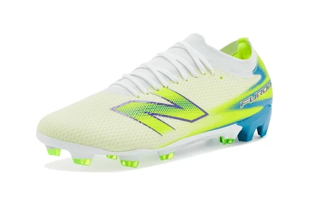 Мужские бутсы New Balance Furon Team V9, бело-зеленые