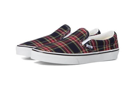 Vans Classic Slip-On plaid navy