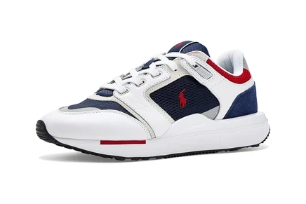 Мужские кроссовки Polo Ralph Lauren Train 89 V2 Suede-paneled Sneakers