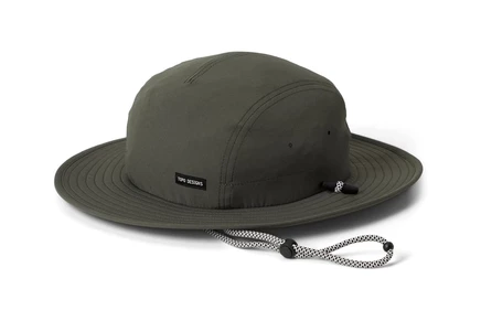 Шляпа Topo Designs Sun Hat, темно-зеленая