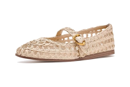 Женские балетки Steve Madden Melody, натуральная рафия