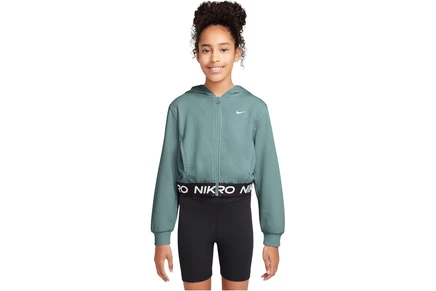 Женский свитшот Nike Kids Pro Fleece Dri-fit Full-zip Hoodie (Big Kid)