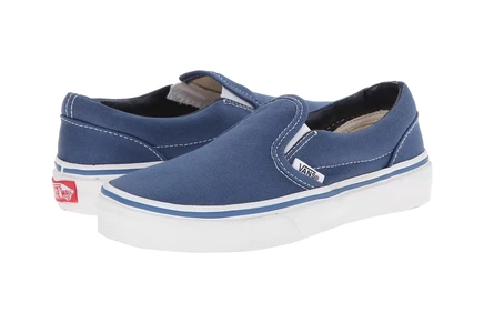Детские слипоны Vans Kids Classic Slip-On, темно-синие/белые
