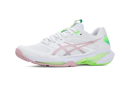 Женские кроссовки Asics Solution Speed FF 4 Clay, бело-розовые