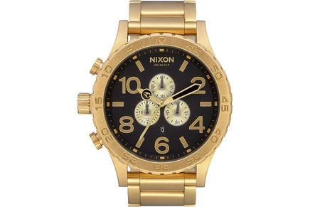 all gold/black