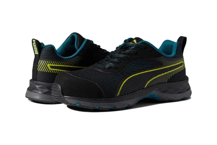 Женские кроссовки PUMA Safety Fuse Knit Low black/lime