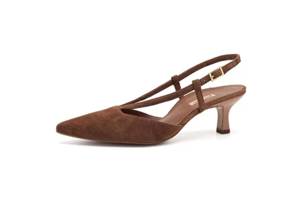 Paul Green Fantasia Sling nut suede
