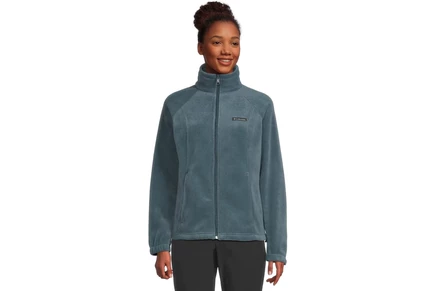 Женская флисовая куртка Columbia Benton Springs Full Zip сине‑голубая