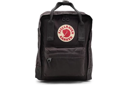 Унисекс-рюкзак Fjallraven Kanken Mini, черно-коричневый