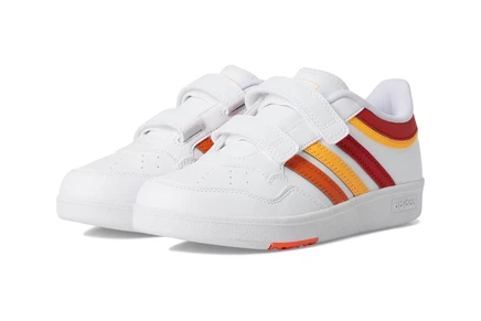 Детские кроссовки adidas Hoops 4.0, бело‑красные