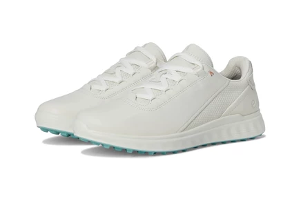 Женские кроссовки ECCO Golf S Casual Lace Waterproof Golf Shoe white