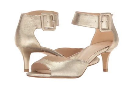 Pelle Moda Berlin platinum gold metallic suede