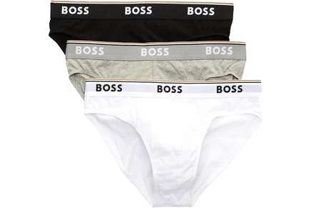 BOSS 3-Pack Brief Power white/grey/black