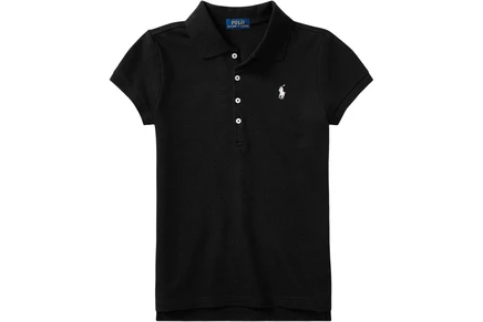 Детская футболка-поло Polo Ralph Lauren Mesh, черная