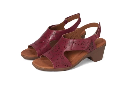 Cobb Hill Corria burgundy leather