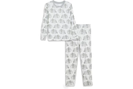 Детская пижама Kickee Pants Kids, слоны
