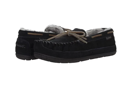 Мужские тапочки L.L.Bean Wicked Good Moccasins, черные